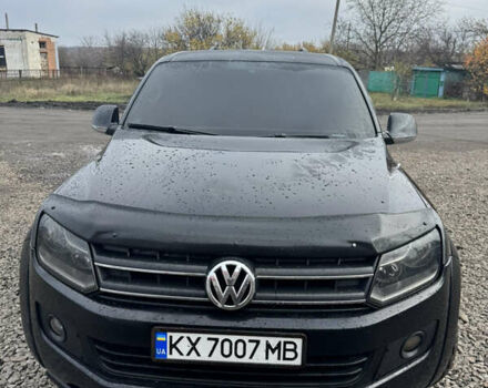 Черный Фольксваген Амарок, объемом двигателя 2 л и пробегом 250 тыс. км за 14900 $, фото 2 на Automoto.ua