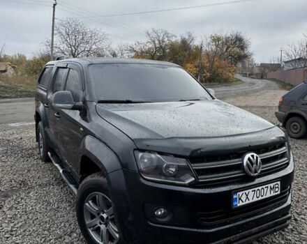 Черный Фольксваген Амарок, объемом двигателя 2 л и пробегом 250 тыс. км за 14900 $, фото 1 на Automoto.ua