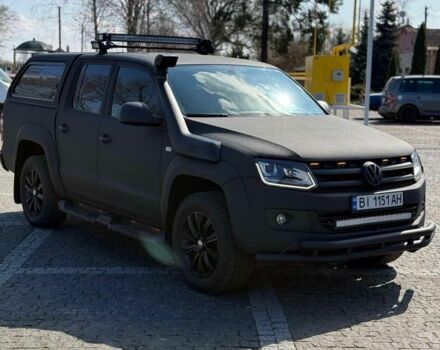 Черный Фольксваген Амарок, объемом двигателя 2 л и пробегом 420 тыс. км за 18000 $, фото 2 на Automoto.ua