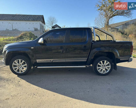 Черный Фольксваген Амарок, объемом двигателя 2 л и пробегом 432 тыс. км за 12500 $, фото 1 на Automoto.ua