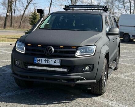 Черный Фольксваген Амарок, объемом двигателя 2 л и пробегом 420 тыс. км за 18000 $, фото 1 на Automoto.ua