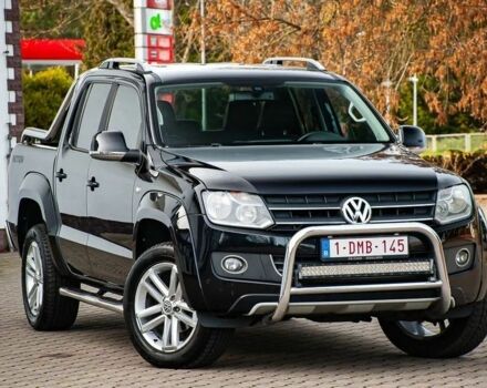 Черный Фольксваген Амарок, объемом двигателя 2 л и пробегом 153 тыс. км за 4725 $, фото 1 на Automoto.ua