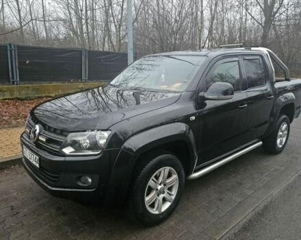 Черный Фольксваген Амарок, объемом двигателя 2 л и пробегом 280 тыс. км за 4800 $, фото 1 на Automoto.ua