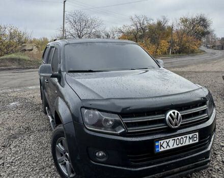 Черный Фольксваген Амарок, объемом двигателя 2 л и пробегом 250 тыс. км за 14900 $, фото 1 на Automoto.ua