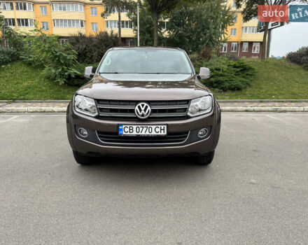 Коричневый Фольксваген Амарок, объемом двигателя 1.97 л и пробегом 169 тыс. км за 16700 $, фото 1 на Automoto.ua