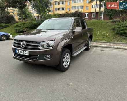 Коричневый Фольксваген Амарок, объемом двигателя 1.97 л и пробегом 169 тыс. км за 16700 $, фото 2 на Automoto.ua