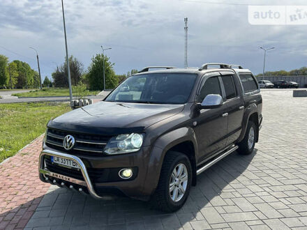 Фольксваген Амарок 2011 в Черкассах на Automoto.ua Коричневый Фольксваген Амарок, объемом двигателя 2 л и пробегом 257 тыс. км за 17300 $, фото 1 на Automoto.ua