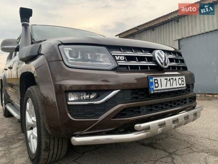 Фольксваген Амарок 2017 в Полтаве на Automoto.ua Коричневый Фольксваген Амарок, объемом двигателя 3 л и пробегом 113 тыс. км за 40000 $, фото 1 на Automoto.ua
