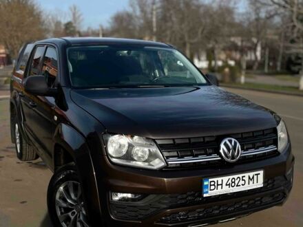 Фольксваген Амарок 2017 в Ананьеве на Automoto.ua Коричневый Фольксваген Амарок, объемом двигателя 1.97 л и пробегом 264 тыс. км за 21000 $, фото 1 на Automoto.ua