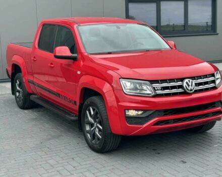 Красный Фольксваген Амарок, объемом двигателя 3 л и пробегом 48 тыс. км за 16900 $, фото 1 на Automoto.ua