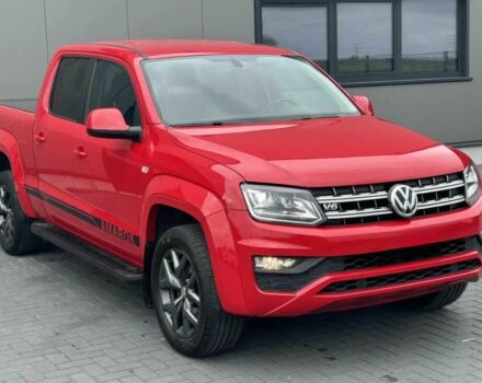 Красный Фольксваген Амарок, объемом двигателя 3 л и пробегом 42 тыс. км за 16500 $, фото 1 на Automoto.ua