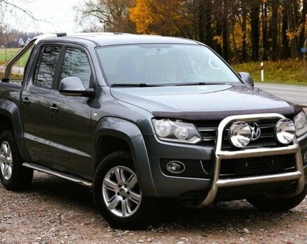 Серый Фольксваген Амарок, объемом двигателя 2.5 л и пробегом 178 тыс. км за 6250 $, фото 4 на Automoto.ua