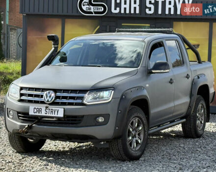 Серый Фольксваген Амарок, объемом двигателя 2 л и пробегом 265 тыс. км за 16700 $, фото 5 на Automoto.ua