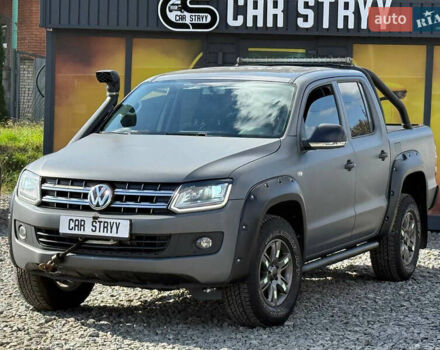 Серый Фольксваген Амарок, объемом двигателя 2 л и пробегом 265 тыс. км за 15999 $, фото 5 на Automoto.ua
