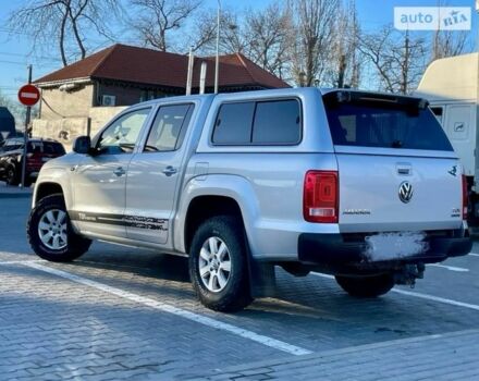 Серый Фольксваген Амарок, объемом двигателя 2 л и пробегом 320 тыс. км за 16000 $, фото 2 на Automoto.ua