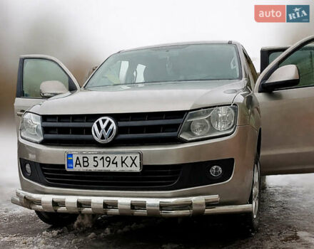 Серый Фольксваген Амарок, объемом двигателя 1.97 л и пробегом 230 тыс. км за 17000 $, фото 1 на Automoto.ua