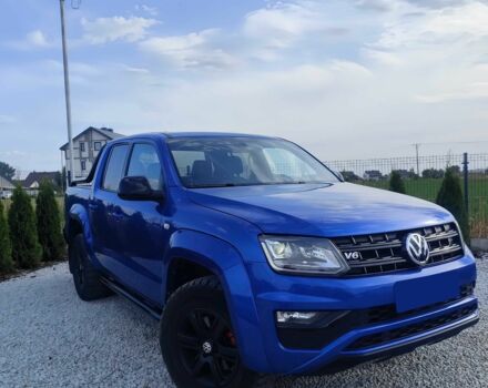 Синий Фольксваген Амарок, объемом двигателя 3 л и пробегом 51 тыс. км за 16000 $, фото 1 на Automoto.ua