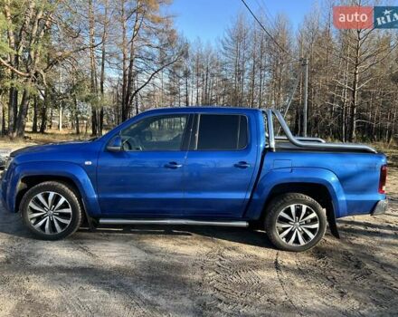 Синий Фольксваген Амарок, объемом двигателя 3 л и пробегом 194 тыс. км за 35700 $, фото 1 на Automoto.ua