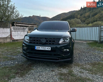 Зеленый Фольксваген Амарок, объемом двигателя 3 л и пробегом 173 тыс. км за 35500 $, фото 2 на Automoto.ua