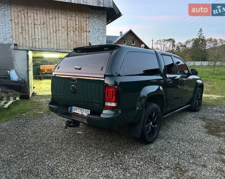 Зеленый Фольксваген Амарок, объемом двигателя 3 л и пробегом 173 тыс. км за 35500 $, фото 3 на Automoto.ua