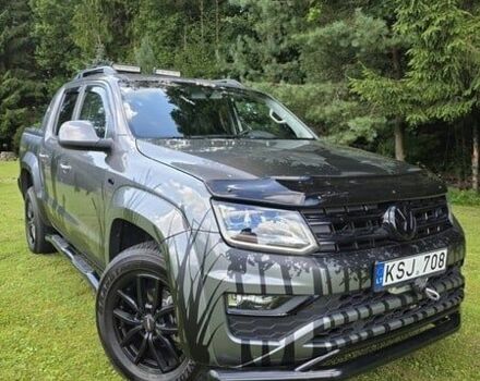 Зеленый Фольксваген Амарок, объемом двигателя 2 л и пробегом 234 тыс. км за 4799 $, фото 1 на Automoto.ua