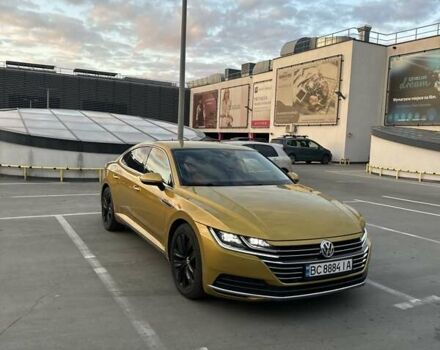 Жовтий Фольксваген Arteon, об'ємом двигуна 2 л та пробігом 212 тис. км за 24800 $, фото 1 на Automoto.ua