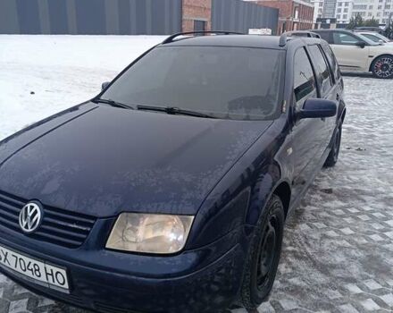 Синий Фольксваген Бора, объемом двигателя 1.9 л и пробегом 367 тыс. км за 4200 $, фото 1 на Automoto.ua