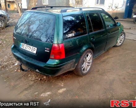 Зеленый Фольксваген Бора, объемом двигателя 1.9 л и пробегом 390 тыс. км за 2860 $, фото 1 на Automoto.ua