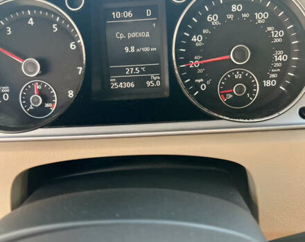 Білий Фольксваген CC / Passat CC, об'ємом двигуна 2 л та пробігом 250 тис. км за 11000 $, фото 9 на Automoto.ua