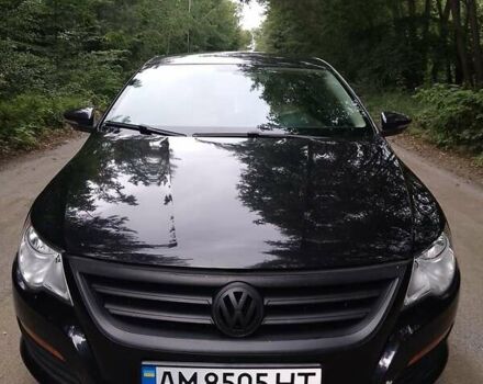 Черный Фольксваген CC / Passat CC, объемом двигателя 1.98 л и пробегом 186 тыс. км за 9300 $, фото 2 на Automoto.ua