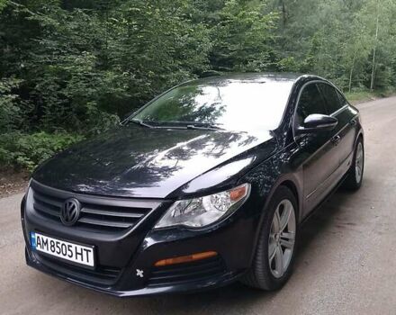 Черный Фольксваген CC / Passat CC, объемом двигателя 1.98 л и пробегом 186 тыс. км за 9300 $, фото 1 на Automoto.ua