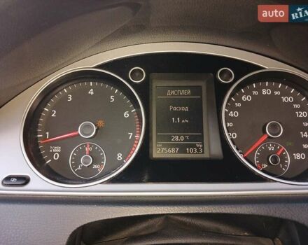 Черный Фольксваген CC / Passat CC, объемом двигателя 1.98 л и пробегом 275 тыс. км за 9000 $, фото 10 на Automoto.ua
