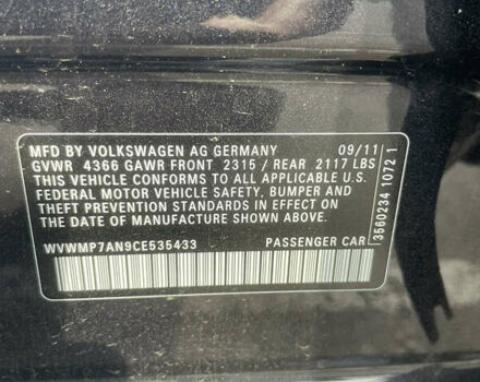 Черный Фольксваген CC / Passat CC, объемом двигателя 1.98 л и пробегом 234 тыс. км за 6900 $, фото 5 на Automoto.ua