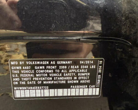 Черный Фольксваген CC / Passat CC, объемом двигателя 1.98 л и пробегом 157 тыс. км за 9900 $, фото 28 на Automoto.ua