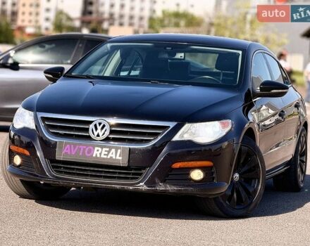 Черный Фольксваген CC / Passat CC, объемом двигателя 1.98 л и пробегом 215 тыс. км за 8500 $, фото 1 на Automoto.ua