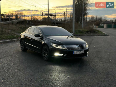 Черный Фольксваген CC / Passat CC, объемом двигателя 1.98 л и пробегом 240 тыс. км за 9000 $, фото 1 на Automoto.ua