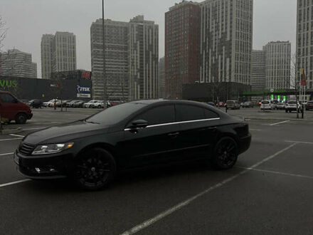 Черный Фольксваген CC / Passat CC, объемом двигателя 2 л и пробегом 190 тыс. км за 12000 $, фото 1 на Automoto.ua