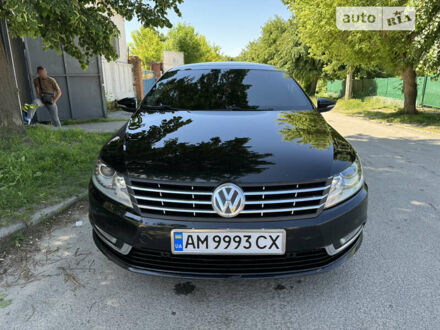 Черный Фольксваген CC / Passat CC, объемом двигателя 1.98 л и пробегом 242 тыс. км за 11500 $, фото 1 на Automoto.ua