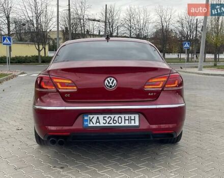 Червоний Фольксваген CC / Passat CC, об'ємом двигуна 1.98 л та пробігом 136 тис. км за 10500 $, фото 7 на Automoto.ua