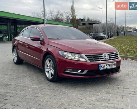 Красный Фольксваген CC / Passat CC, объемом двигателя 1.98 л и пробегом 136 тыс. км за 10500 $, фото 1 на Automoto.ua