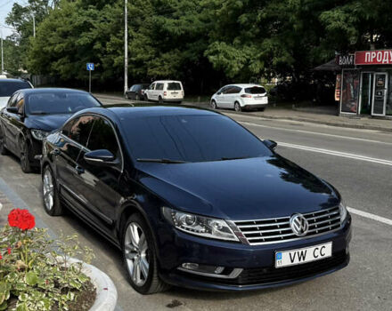 Синий Фольксваген CC / Passat CC, объемом двигателя 1.97 л и пробегом 130 тыс. км за 16000 $, фото 1 на Automoto.ua