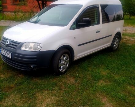 Белый Фольксваген Кадди, объемом двигателя 1.9 л и пробегом 280 тыс. км за 6000 $, фото 1 на Automoto.ua