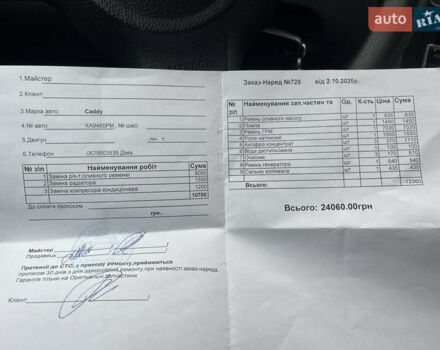 Білий Фольксваген Кадді, об'ємом двигуна 1.6 л та пробігом 305 тис. км за 8700 $, фото 1 на Automoto.ua