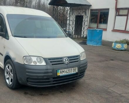 Білий Фольксваген Кадді, об'ємом двигуна 2 л та пробігом 334 тис. км за 4250 $, фото 1 на Automoto.ua
