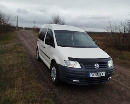 Білий Фольксваген Кадді, об'ємом двигуна 2 л та пробігом 316 тис. км за 6000 $, фото 1 на Automoto.ua