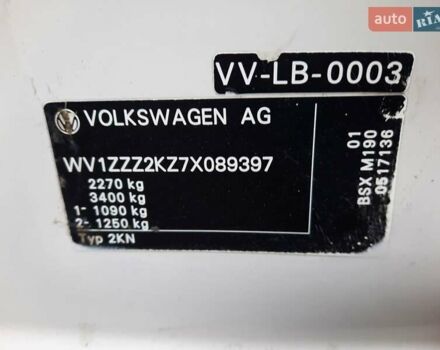 Білий Фольксваген Кадді, об'ємом двигуна 2 л та пробігом 232 тис. км за 5600 $, фото 33 на Automoto.ua