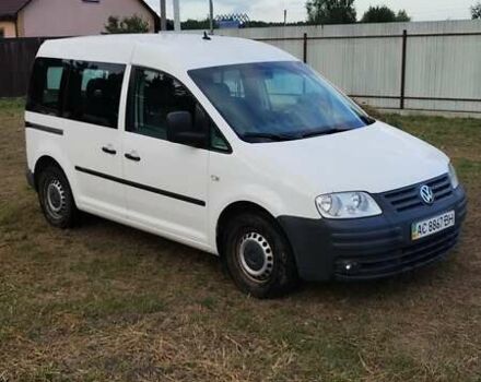 Белый Фольксваген Кадди, объемом двигателя 1.9 л и пробегом 288 тыс. км за 7300 $, фото 1 на Automoto.ua