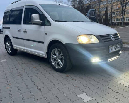 Белый Фольксваген Кадди, объемом двигателя 1.9 л и пробегом 322 тыс. км за 6300 $, фото 1 на Automoto.ua