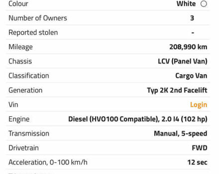 Белый Фольксваген Кадди, объемом двигателя 1.97 л и пробегом 211 тыс. км за 13299 $, фото 29 на Automoto.ua