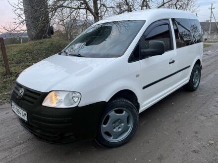 Белый Фольксваген Кадди, объемом двигателя 2 л и пробегом 436 тыс. км за 4450 $, фото 1 на Automoto.ua